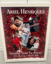 Load image into Gallery viewer, Memorial Rose Flower Shadowbox