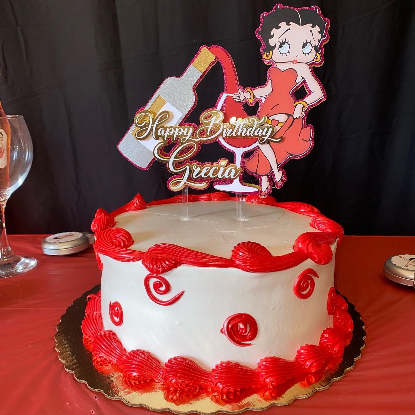 Betty Boop Cake Topper