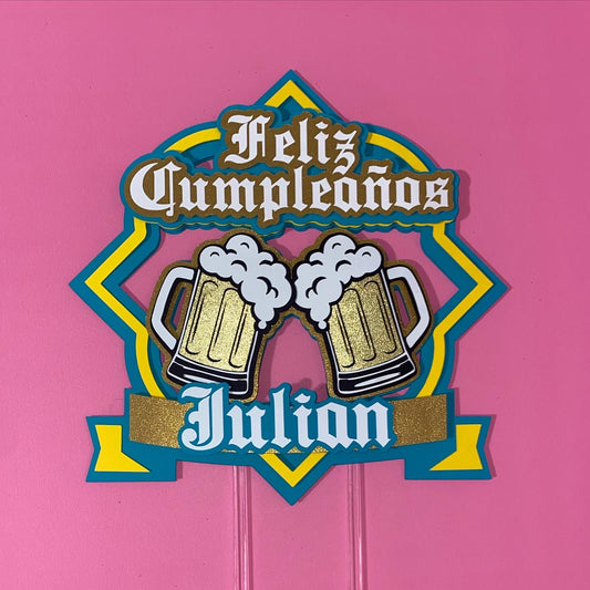 Beer Cake Topper
