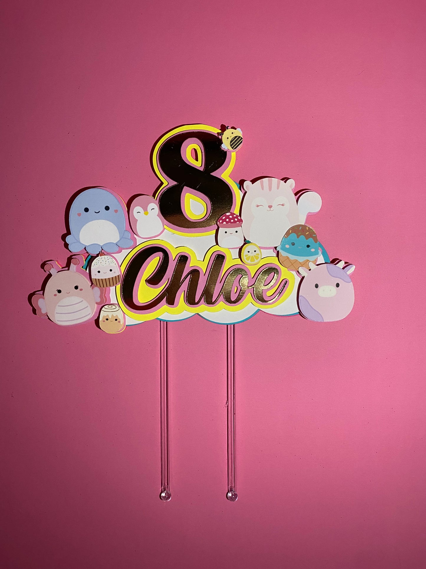 Shopkins Cake Topper