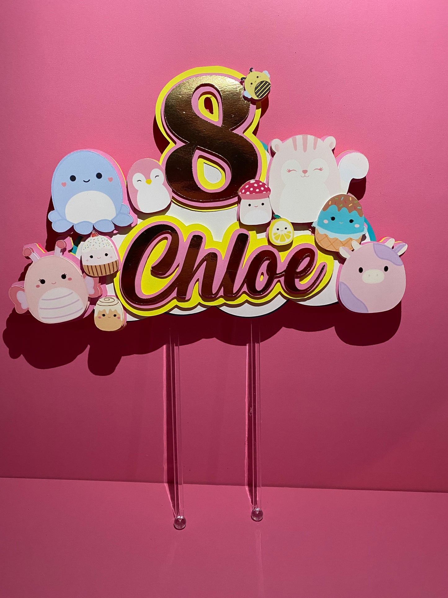 Shopkins Cake Topper